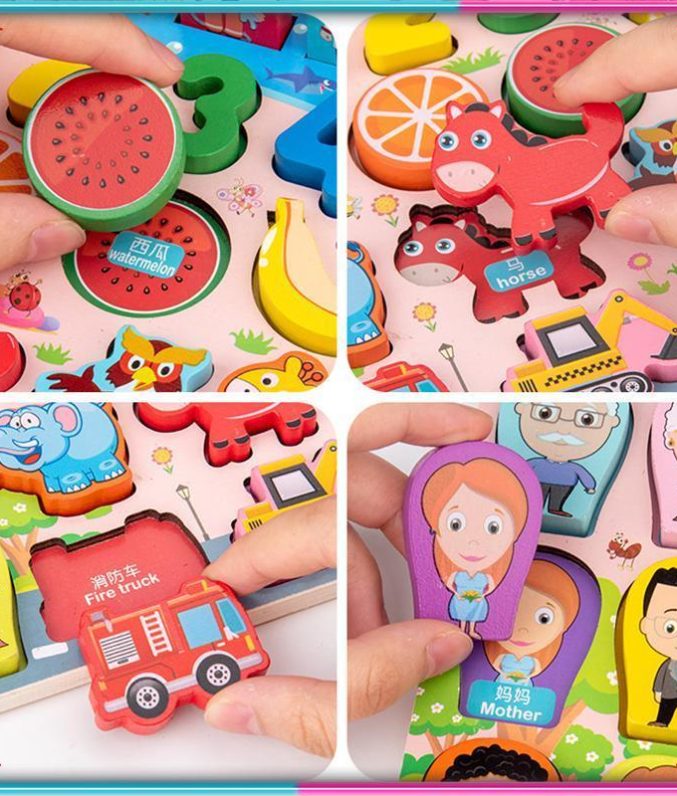 Bộ Xếp Hình Thông Minh Phát Triển Tư Duy Cho Bé - Tặng Kèm Set Đất Nặn