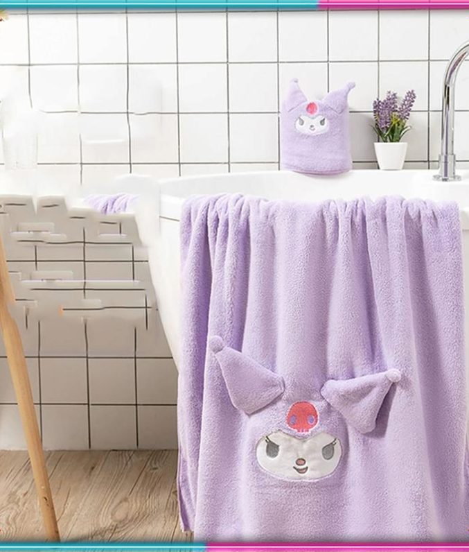 Khăn Tắm Hình Nhân Vật Hoạt Hình Cao Cấp Dễ Thương Cho Bé Yêu