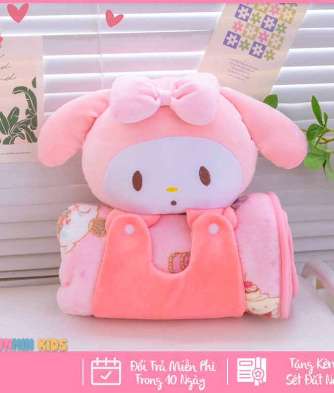 Bộ Chăn Gối Ôm Hình Dễ Thương Cho Bé
