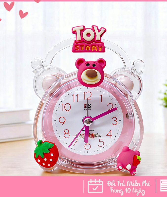Đồng Hồ Báo Thức Hình Nhân Vật Hoạt Hình Dễ Thương Cho Bé