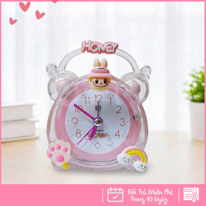 Đồng Hồ Báo Thức Hình Nhân Vật Hoạt Hình Dễ Thương Cho Bé