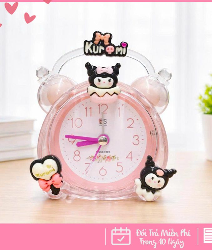 Đồng Hồ Báo Thức Hình Nhân Vật Hoạt Hình Dễ Thương Cho Bé