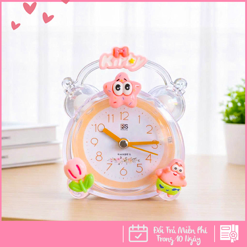 Đồng Hồ Báo Thức Hình Nhân Vật Hoạt Hình Dễ Thương Cho Bé
