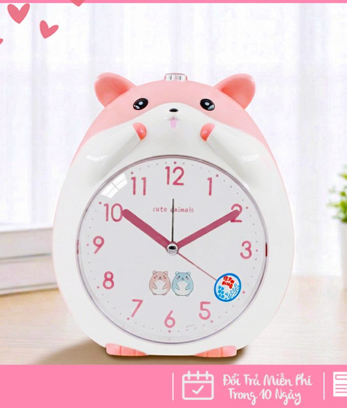 Đồng Hồ Báo Thức Hình Nhân Vật Hoạt Hình Dễ Thương Cho Bé