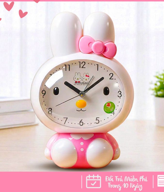 Đồng Hồ Báo Thức Hình Nhân Vật Hoạt Hình Dễ Thương Cho Bé
