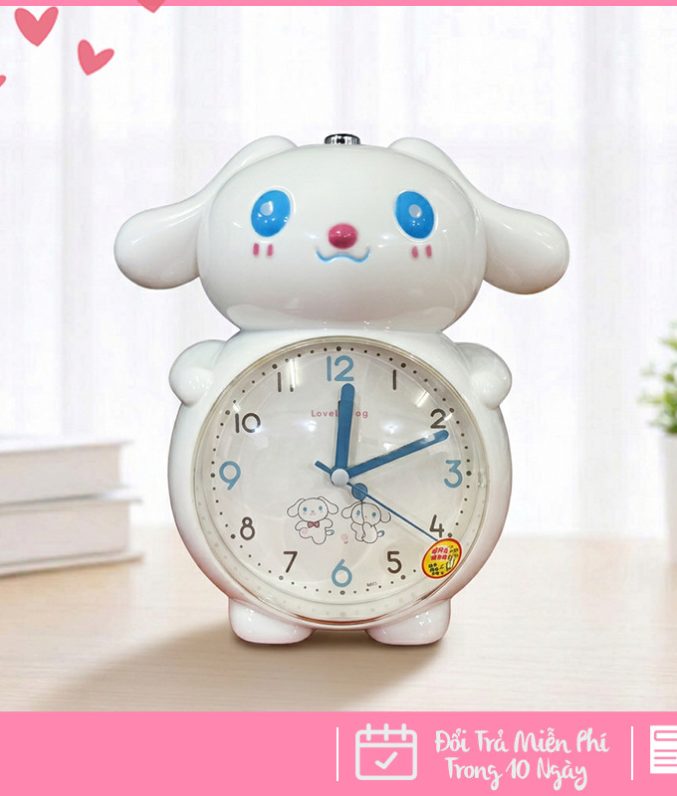 Đồng Hồ Báo Thức Hình Thú Dễ Thương Cho Bé Trang Trí Bàn Học Phòng Ngủ