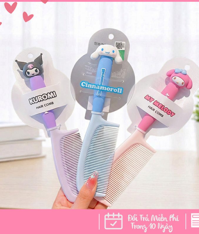 Lược Chải Tóc Hình Nhân Vật Hoạt Hình Dễ Thương Cho Bé Gái - Lược 3D