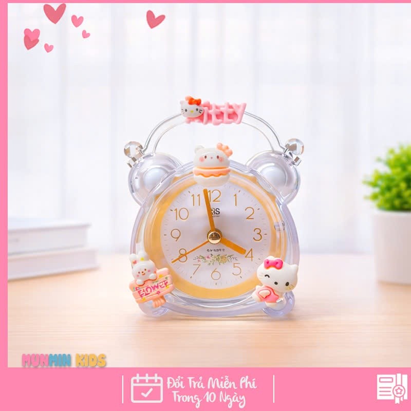 Đồng Hồ Báo Thức Hình Nhân Vật Hoạt Hình Dễ Thương Cho Bé