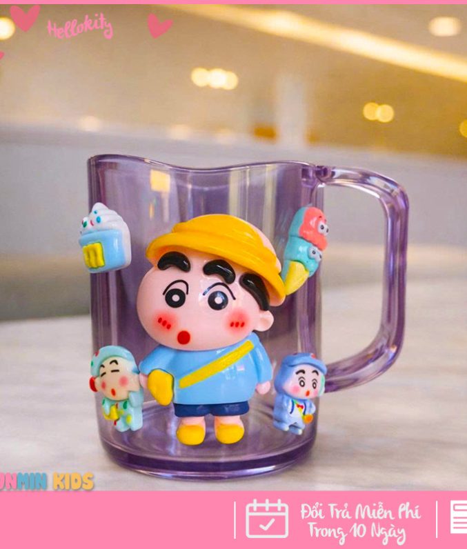 Cốc Đánh Răng 3D Cho Bé – Nhân Vật Dễ Thương bé yêu thích