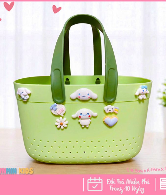Giỏ Đựng Đồ Dùng Cho Bé Gái Nhân Vật Dễ Thương – Gọn Gàng, Xinh Xắn, Tiện Lợi Mỗi Ngày