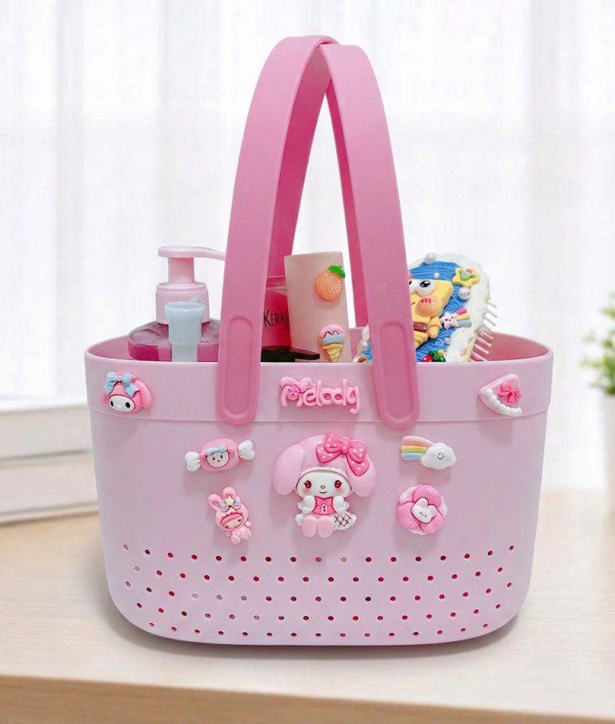 Giỏ Đựng Đồ Dùng Cho Bé Gái Nhân Vật Dễ Thương – Gọn Gàng, Xinh Xắn, Tiện Lợi Mỗi Ngày