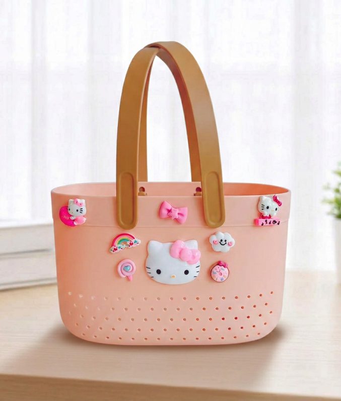 Giỏ Đựng Đồ Dùng Cho Bé Gái Nhân Vật Dễ Thương – Gọn Gàng, Xinh Xắn, Tiện Lợi Mỗi Ngày