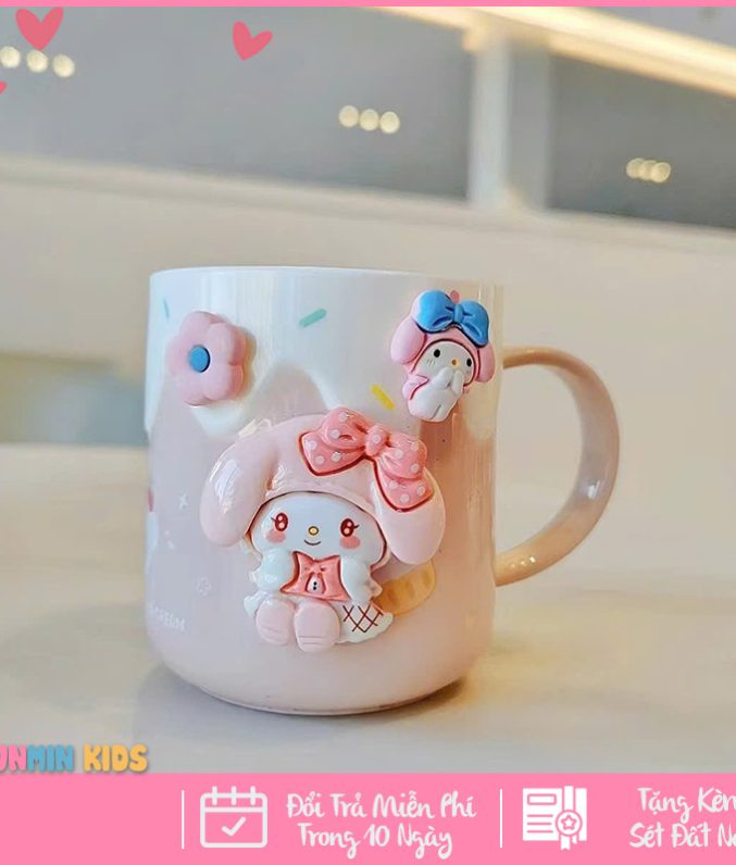 Cốc Uống Nước Cho Bé, Cốc Đánh Răng Cho Bé Hình Nhân Vật Hoạt Hình Dễ Thương