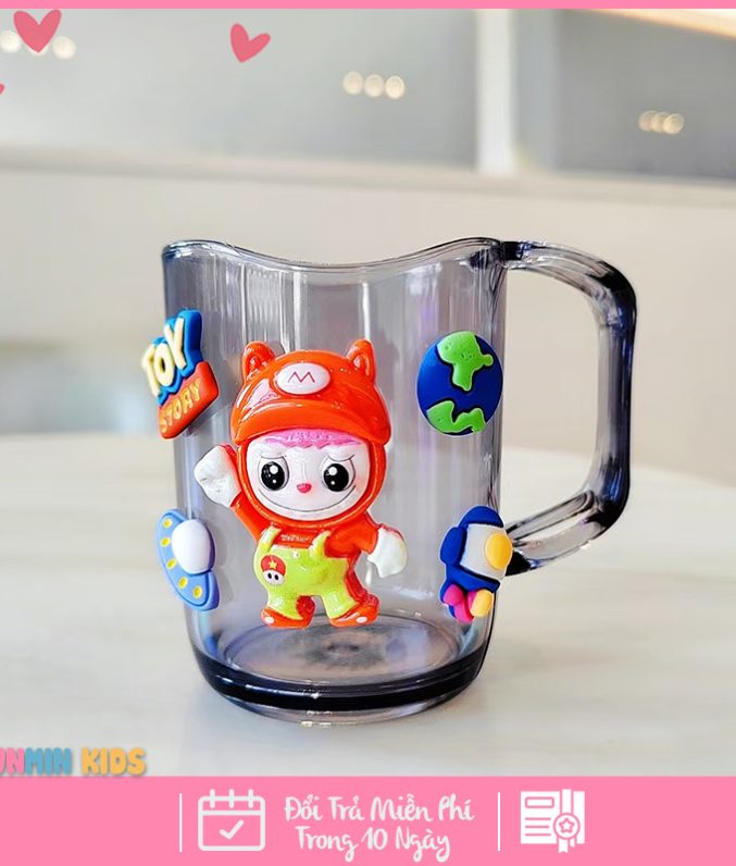 Cốc Đánh Răng 3D Cho Bé – Nhân Vật Dễ Thương bé yêu thích