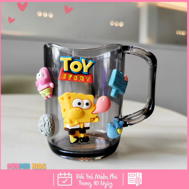 Cốc Đánh Răng 3D Cho Bé – Nhân Vật Dễ Thương bé yêu thích